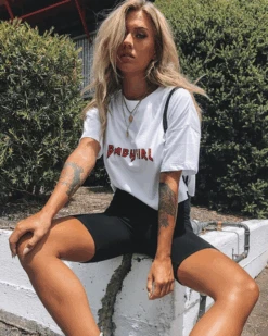 Biker Leggings Laurie -Herz Schmuck Geschaft BIker Leggings Shorts Damen Kurze Leggings schwarz Laurie 1 687073