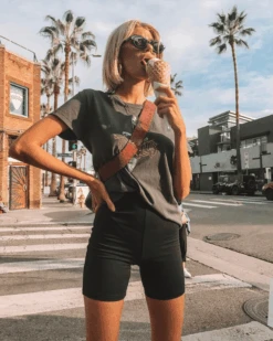 Biker Leggings Laurie -Herz Schmuck Geschaft BIker Leggings Shorts Damen Kurze Leggings schwarz Laurie 3 620003