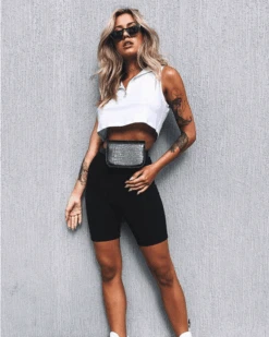 Biker Leggings Laurie -Herz Schmuck Geschaft BIker Leggings Shorts Damen Kurze Leggings schwarz Laurie 5 230723