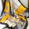 Seidentuch Cheval Jaune -Herz Schmuck Geschaft Bandana Tuch Bandanas Kopftuch Halstuch Foulard satin Seide Multifunktional Quadrat Fashion Schweiz Cheval Jaune 1 525626