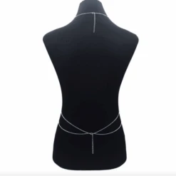 Bauch-Halskette Dulce -Herz Schmuck Geschaft Bauchkette Bauchhalskette Koerperschmuck Boho Bwachschmuck Dulce silber Details 1 889675