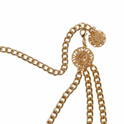 Bauchkette Laila -Herz Schmuck Geschaft Bauchkette Koerperschmuck Koerperguertel Kettengurt Muenzen Fashion Accessoire Schmuck Damen gold Laila 8 131719