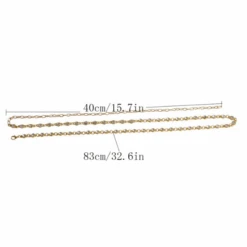 Bauchkette Tammy -Herz Schmuck Geschaft Bauchkette Koerperschmuck Schmuck Accessoires Damen Sommer Strand Tammy gold 1 382587
