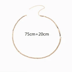 Bauchkette Luiza -Herz Schmuck Geschaft Bauchkette Koerperschmuck Schmuck Damen Bohemian Luiza gold 2 239469