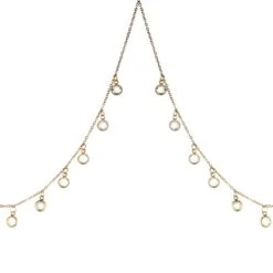 Körperschmuck Gardenia -Herz Schmuck Geschaft Bauchketten Koerperschmuck Bauchkette Bodychain Bellychain Schmuck Damen Wasserfest Edelstahl gold Gardenia 4