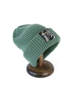 Beanie Mütze Identity -Herz Schmuck Geschaft Beanies Muetzen Beanie Unisex Damen Herren Wintermuetze oversized Kopfbedeckung gerippter Beanie New Identy gruen 3 595818