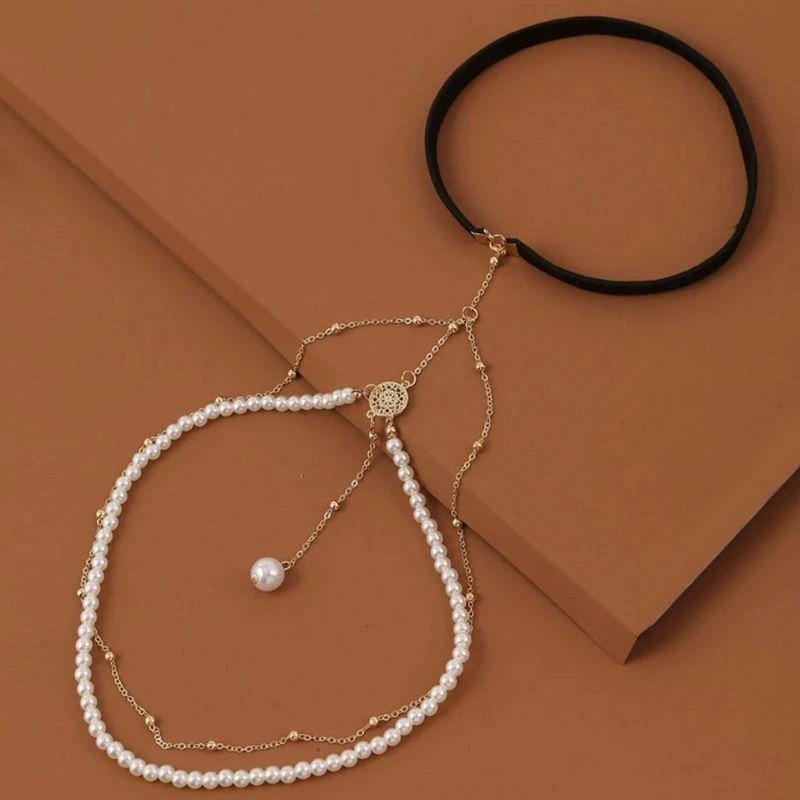 Perlen Beinkette Ayanna – Bild 3