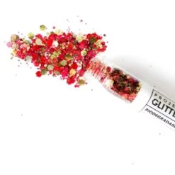 Bio Glitzer Mix Widder -Herz Schmuck Geschaft Bio Glitzer Loses Glitzer Biodegradable Body Face Glitter Festival Accessoires Schweiz gemischt gold rot Starburst Widder 3