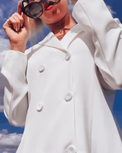 Blazer Kleid Tati 18 Blazer Kleid Tati -Herz Schmuck Geschaft Blazer Cardigan Jacke Langer Blazer Damen Schweiz Tati weiss 2 995983