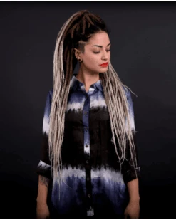 Seidenbluse Universe Ocean 15 Seidenbluse Universe Ocean -Herz Schmuck Geschaft Bluse Damen Lange Bluse Bluesenkleid Vokuhila Bohemian Batik DYE exclusive Fashion Schweiz Seide Silk Universe Ocean blau schwarz Martina Leupi 1 955096