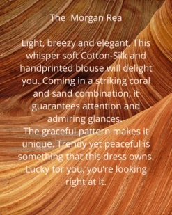 Bluse Morgan Rea -Herz Schmuck Geschaft Bluse Damen Lange Bluse Bluesenkleid Vokuhila Bohemian Batik DYE exclusive Fashion Schweiz Seide Viskose braun rosa schwarz Morgan Rea Text 1 322886