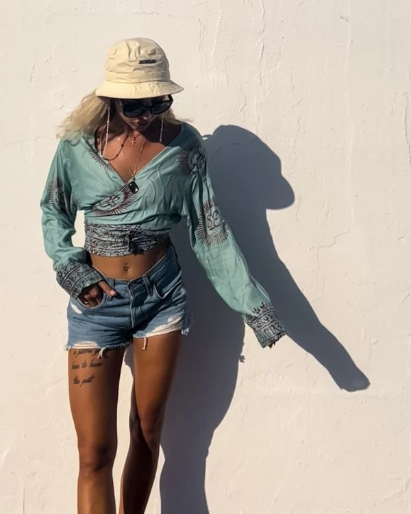 Om Wickelbluse Prajna