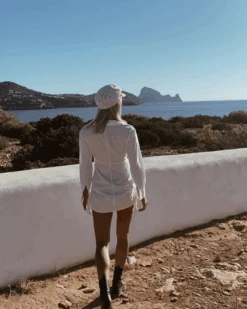 Bluse Kleid Allegra -Herz Schmuck Geschaft Blusenkleid Lange Bluse Damen Kleid Damen Taillierte Allegra weiss 10 793907