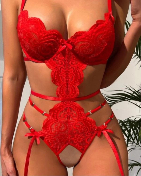 Bondage Spitzen Bodysuit Sarah 3 Bondage Spitzen Bodysuit Sarah