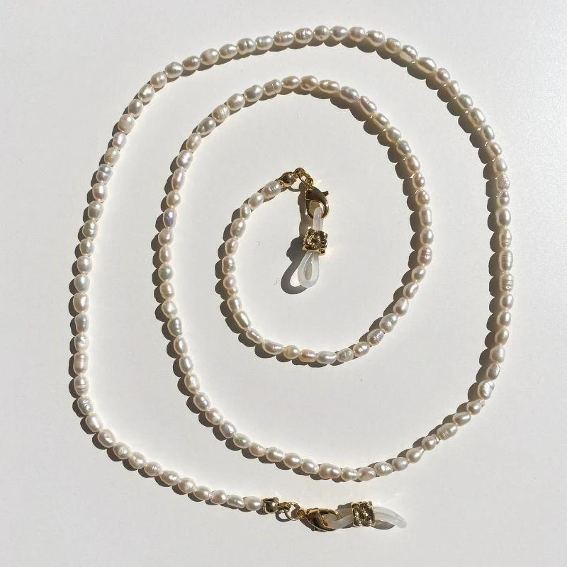 Brillenkette & Maskenkette Real Pearls – Bild 3