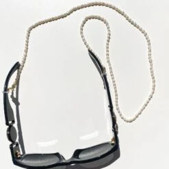 Brillenkette & Maskenkette Real Pearls -Herz Schmuck Geschaft Brillenkette Maskenkette Perlenkette Echte Perlen 24k gold Schmuck Accesoires Sonnenbrillenkette Real Pearls 5 855966