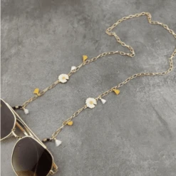 Brillenkette Daisy Flower