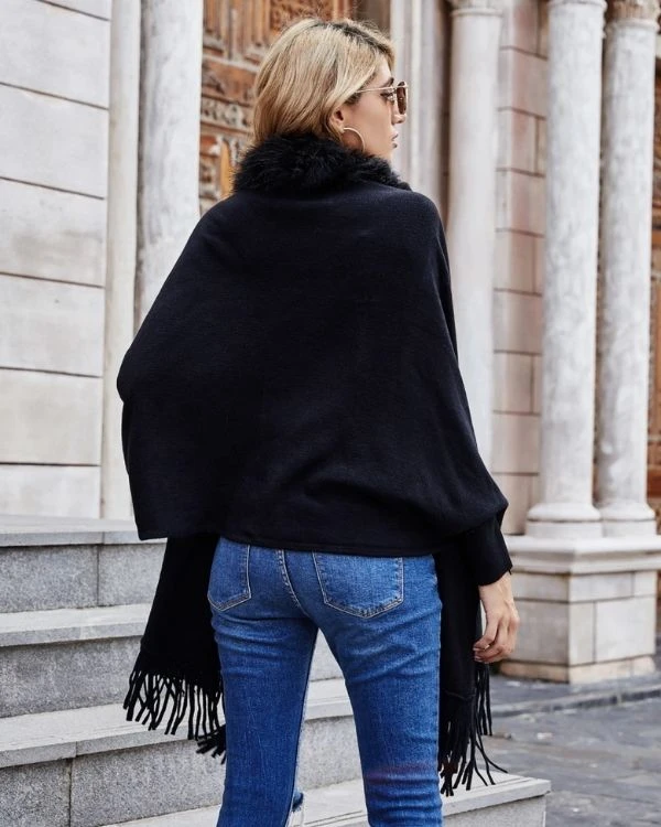 Poncho Cape Viola 14 Poncho Cape Viola – Bild 12