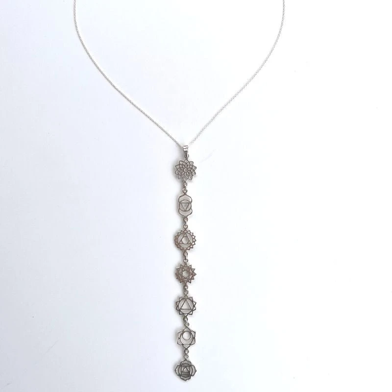 Chakra Kette - Sterling Silber 925 – Bild 6