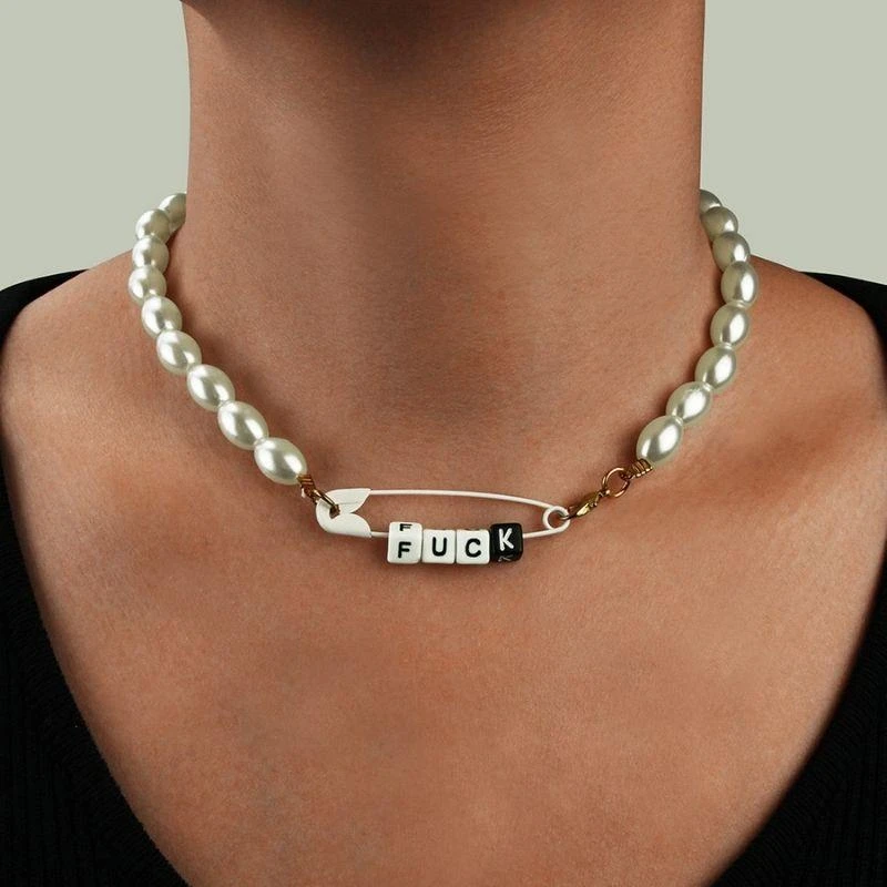 Perlen Choker FUK