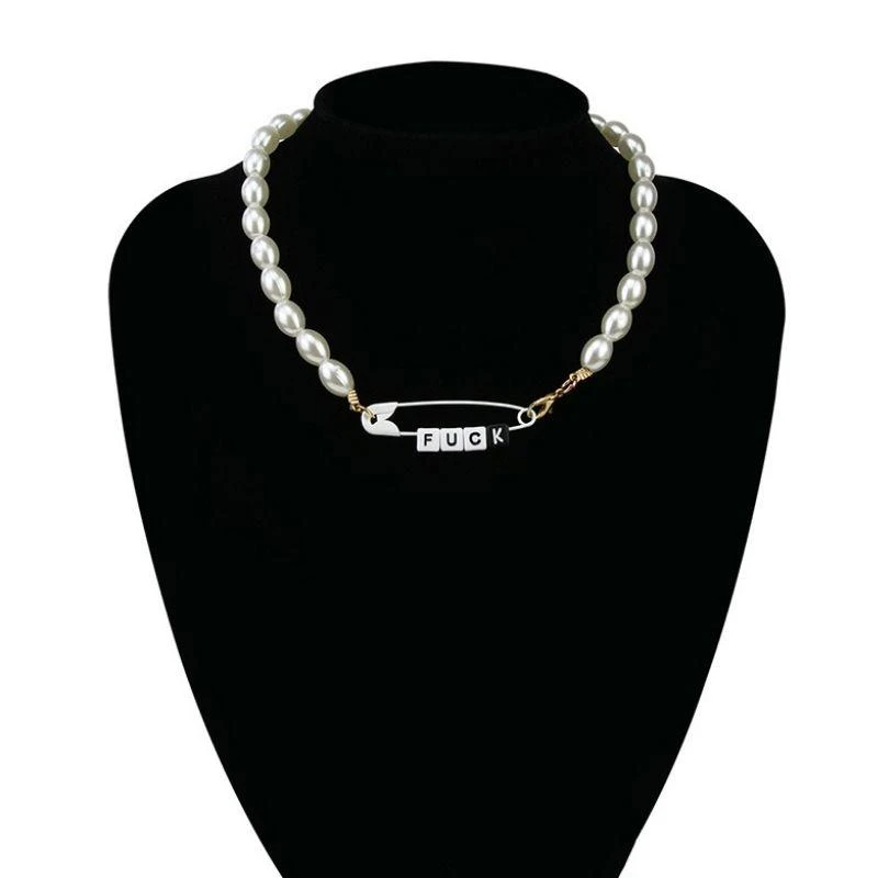 Perlen Choker FUK – Bild 2