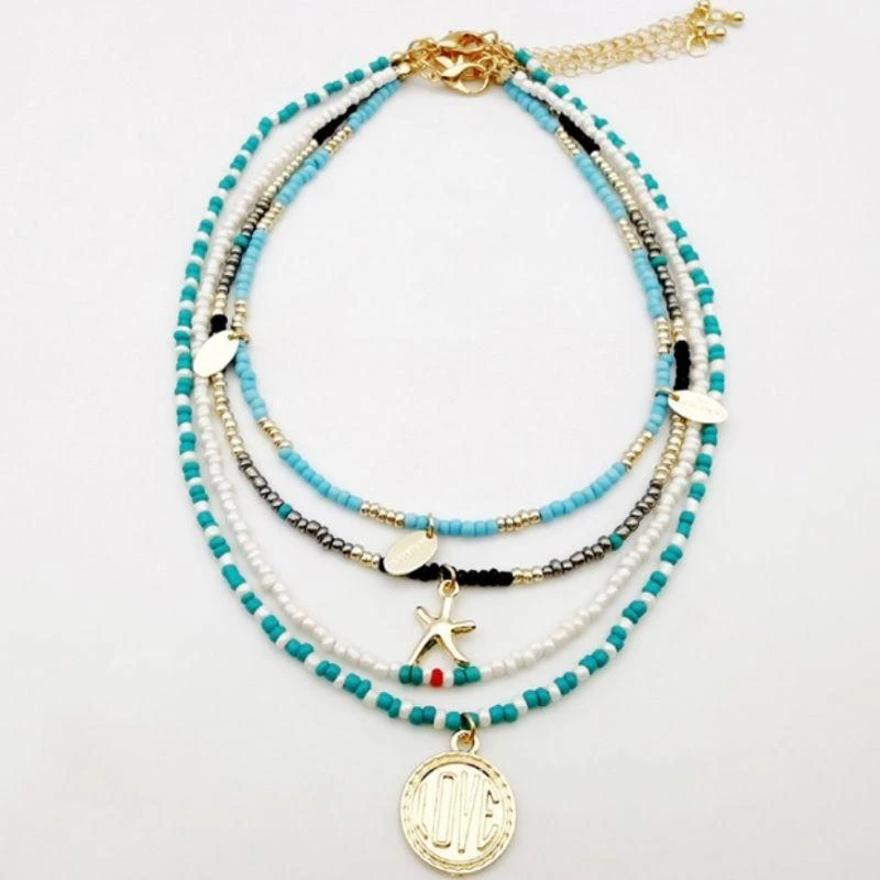 Halsketten Choker Set Starfish Love – Bild 3