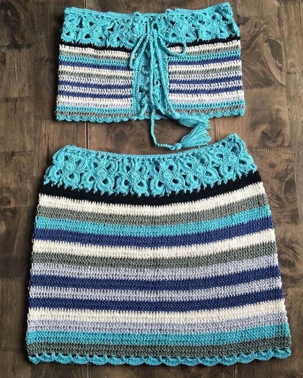 Häkel Zweiteiler Lilly – Bild 9