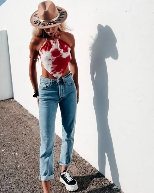 Batik Crop Top Cadiz – Bild 7