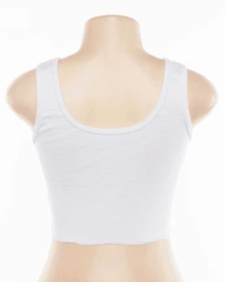 Crop Top Butterfly -Herz Schmuck Geschaft Crop Top Tank Top Damen weiss Schmetterling Butterfly 6 203863