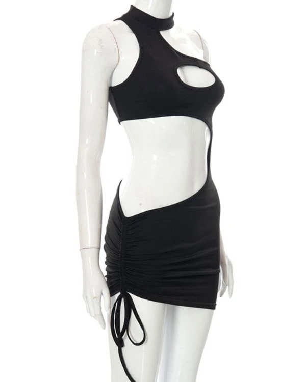 Hollow Cut-Out Kleid Kikka – Bild 4