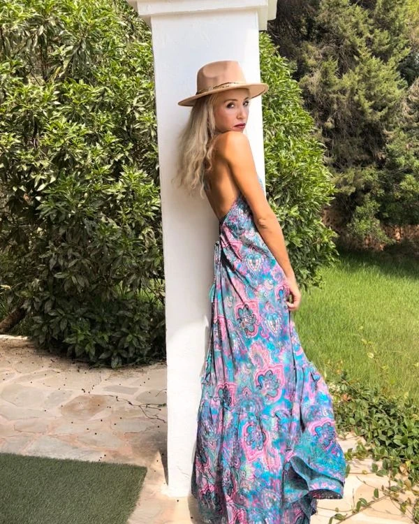 Langes Kleid Asha – Bild 2