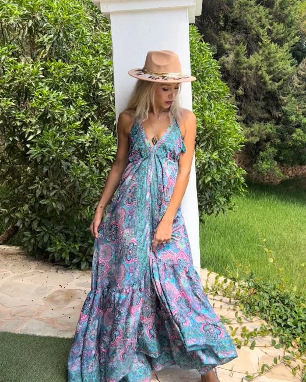 Langes Kleid Asha – Bild 3