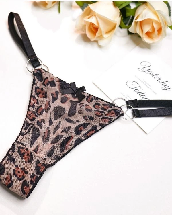 Leopard Strapsen Lingerie Leona – Bild 8