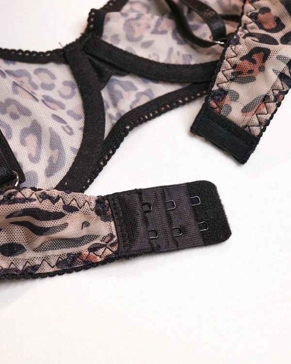 Leopard Strapsen Lingerie Leona – Bild 7