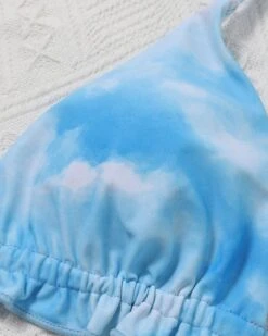 Dreiteiler Bikini Mykonos -Herz Schmuck Geschaft Dreiteiler Bikini Set Bademode Damen Bikinis Triangel Tanga Bikinishose Wickelrock Meshrock Batik Boho Style Sommer Mykonos 8 524607