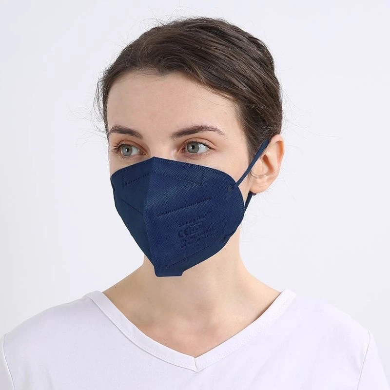 Blaue FFP2 Schutzmasken | Zertifiziert 4 Blaue FFP2 Schutzmasken | Zertifiziert – Bild 2