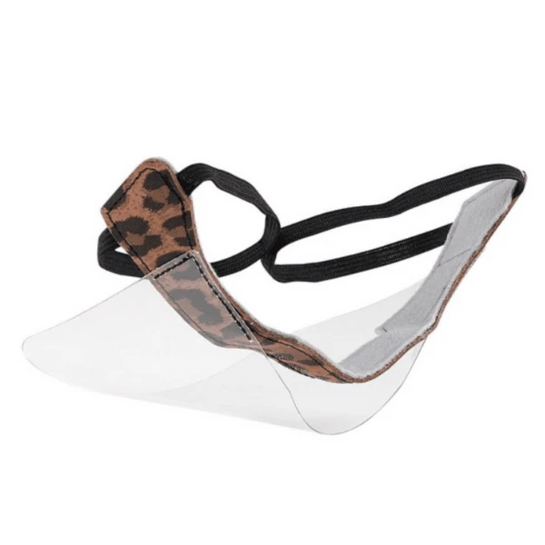 Face Shield | Gesichtsschild Brown Leopard – Bild 4