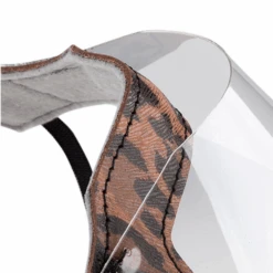 Face Shield | Gesichtsschild Brown Leopard -Herz Schmuck Geschaft Faceshield Visier Gesichtsvisier Gesichtsschild Schutzschild Gesichtsschutzschild Face Schield Schweiz Corona Transparente Maske Schildmaske Visiermaske Brown Leopard 5 715067