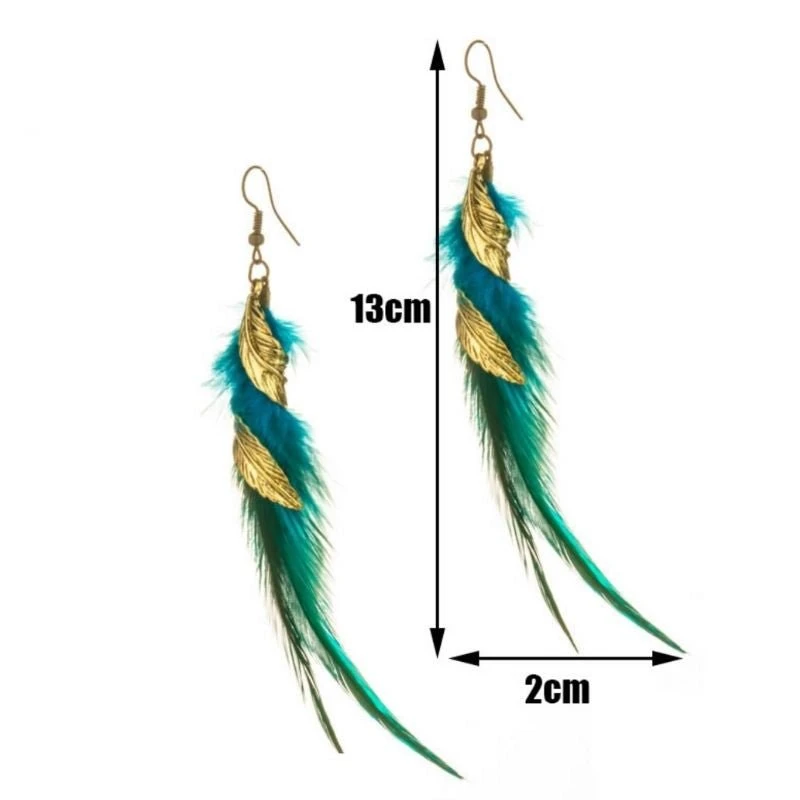 Federschmuck Ohrringe Alvar – Bild 6