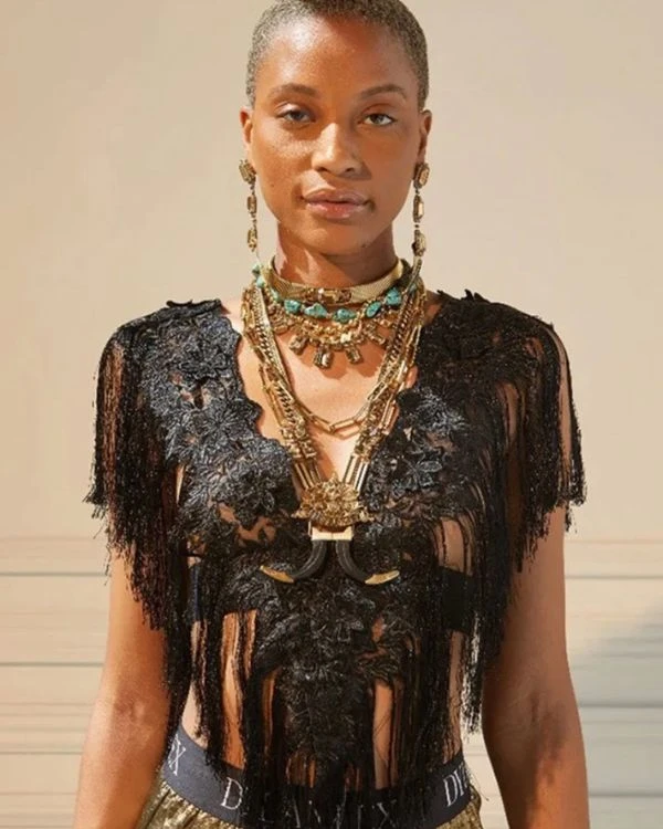 Fransen Boho Top Amy – Bild 2