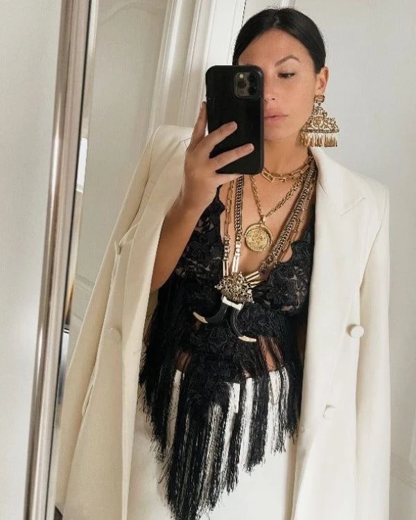 Fransen Boho Top Amy – Bild 3