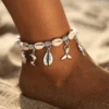 Fusskette Dolphin Lovers 2 Fusskette Dolphin Lovers -Herz Schmuck Geschaft Fusskette Fuss Schmuck Bohemian Sommer Strand Dolphin Lovers 1 764482