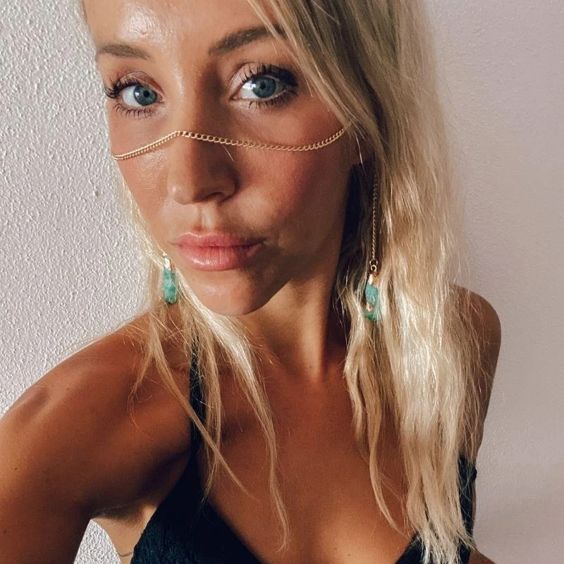 Gesichtskette Halskette Shanti – Bild 5