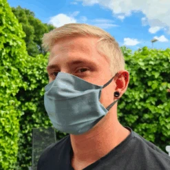 Unisex Gesichtsmaske Rem -Herz Schmuck Geschaft Gesichtsmaske Stoffmaske Hygienemaske Covid19 Baumwolle Herren Damen Rem petrol 1 433034