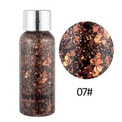 Body Glitter Gel Shinebright -Herz Schmuck Geschaft Glitzer Gel Gesichtglitzer Makeup Body Shinebright braun 1 615845