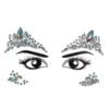 Make-Up Glitzer Steine Katy -Herz Schmuck Geschaft Glitzersteine Aufkleben Klebende Steine Strasssteine Glitzer Makeup Gesicht Koerper Face Glitter Gems Festival Party silber Katy 1