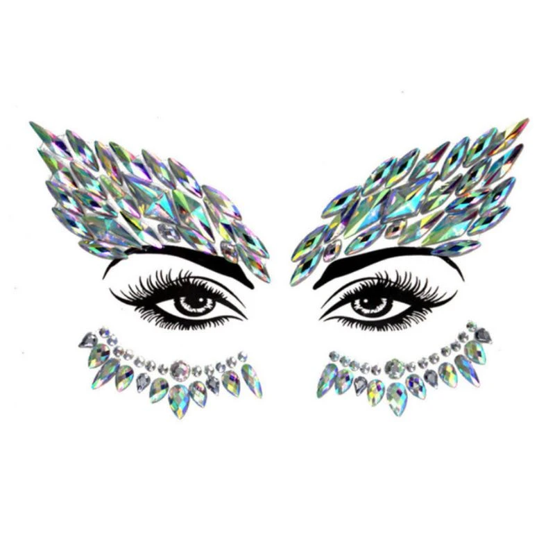 Gesichts Glitzer Steine Spicy