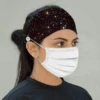 Haarband Maske Galaxy -Herz Schmuck Geschaft Haarband Masken Accessoires Maskenschmuck Stirnband Galaxy schwarz 1 573846