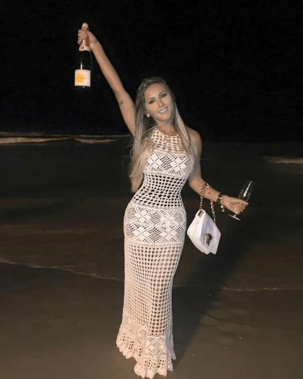 Maxi Crochet Kleid Irina