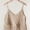 Häkeltop Salada -Herz Schmuck Geschaft Haekeltop Crocket Top Croptop fransen beige Salada 1 894504